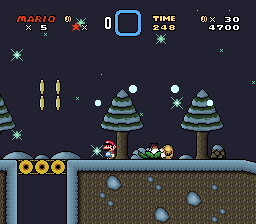 SMW Christmas Edition Screenshot