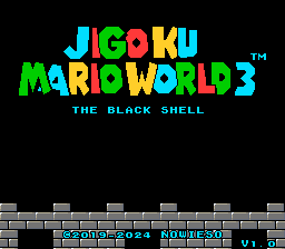 Jigoku Mario World 3 Title Screen