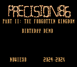 Title Screen von Precision86 Part II Demo